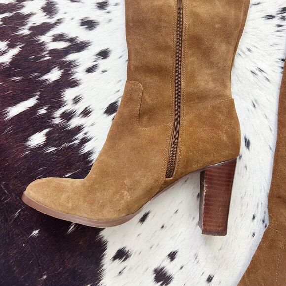 Lord & Taylor 424 Mikayla Suede Over the knee Boots - Picture 4 of 7